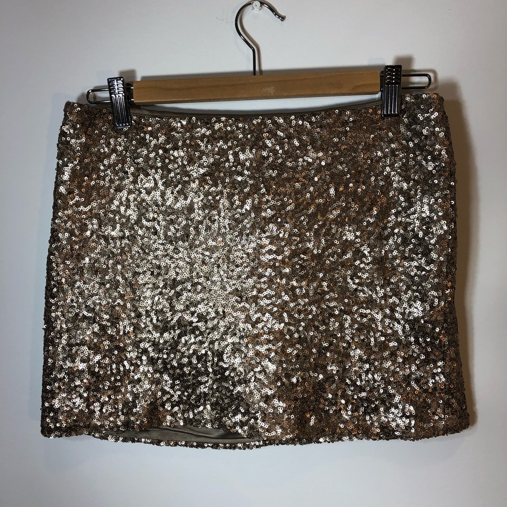 MM Couture by Miss Me Sequin Mini Skirt - Picture 2 of 5